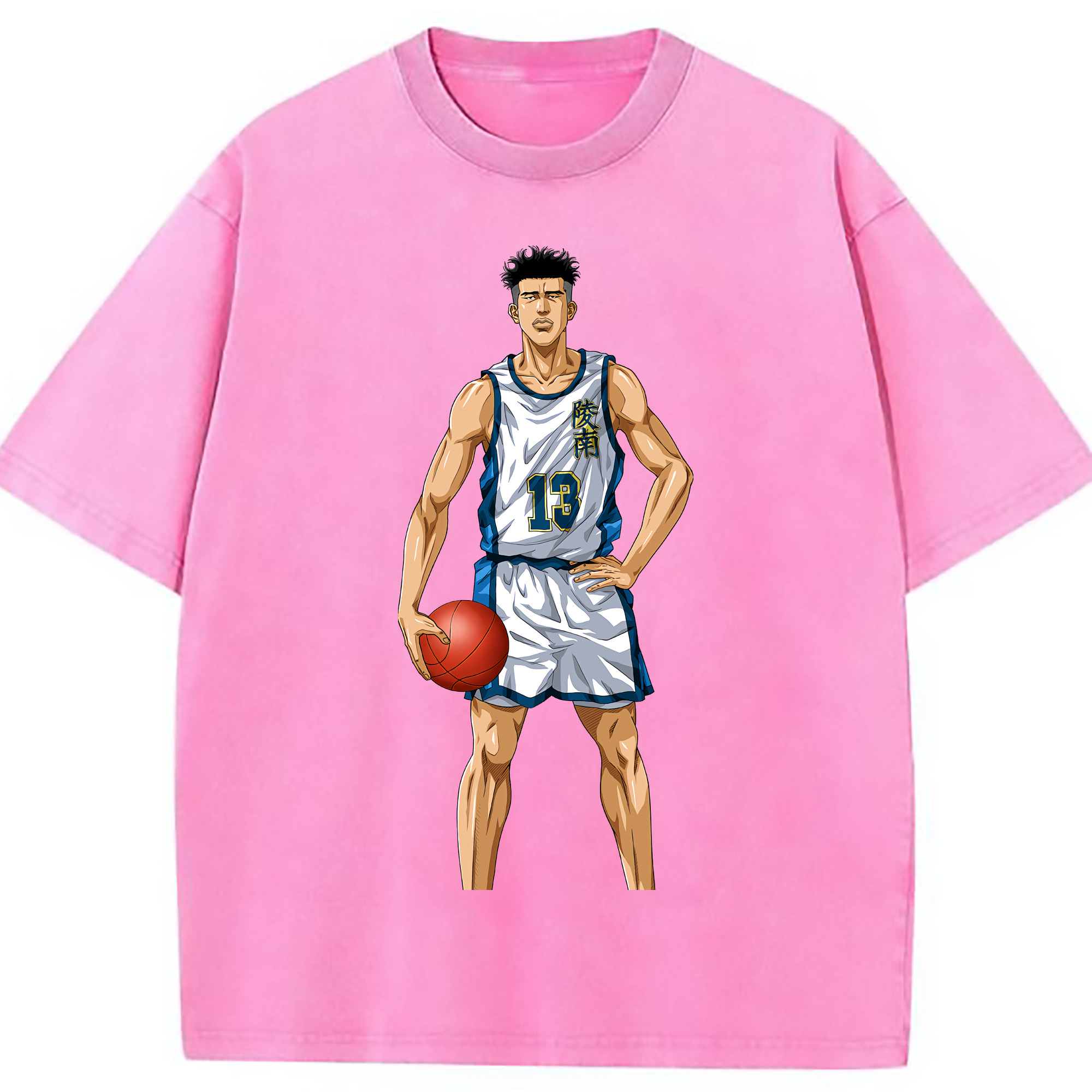（画像用） SLAM DUNK／スラムダンク 綿100% ヴィンテージ風 半袖Tシャツ（フロントプリント）